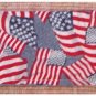 Checkbook Cover: Flag Theme: New Handcrafted