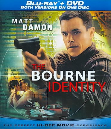 Bourne Identity Blu Ray/DVD Combo Disc