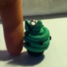 Mint Chocolate Chip Cupcake Charm