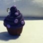 Purple Cupcake Charm
