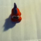 Red Mini Dino Cube With Purple Spikes