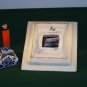 Antique Delftware Writing / Desk Set & inkwell.