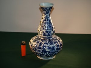 Antique Delftware Bulbous Vase