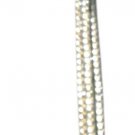 Rhinestone Lanyard Identification Holder White/Black 28"