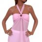 NWOT Poema Dusty Pink Top shirt halter Sexy Size S