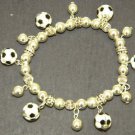 NEW Stretch bracelet with Soccer balls