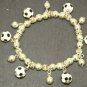 NEW Stretch bracelet with Soccer balls