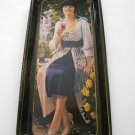 1973 Coca Cola Reproduction tray of 1921 Sailor girl