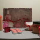 Home-made lotion and soap gift box