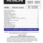 HITACHI 32GX01B 36GX01B 32UX01S 36UX01S SERVICE REPAIR MANUAL