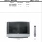 SONY KDF-42WE655 KDF-50WE655 LCD TV SERVICE REPAIR MANUAL