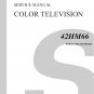 TOSHIBA 42HM66 TV FACTORY SERVICE REPAIR MANUAL