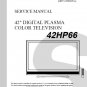 TOSHIBA 42HP66 PLASMA TV FACTORY SERVICE REPAIR MANUAL