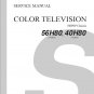 TOSHIBA 40H80 56H80 TV SERVICE REPAIR MANUAL