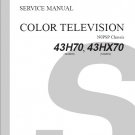 TOSHIBA 43H70 43HX70 TV SERVICE REPAIR MANUAL
