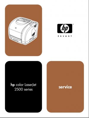 HP LASERJET 2500L 2500n 2500tn PRINTER SERVICE REPAIR MANUAL