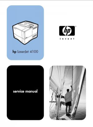 HP LASERJET 4100 SERIES PRINTER SERVICE REPAIR MANUAL