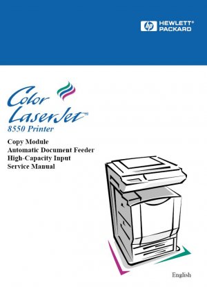 HP LASERJET 8550 COPY MODULE ADF HCI SERVICE REPAIR MANUAL