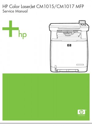 HP LASERJET CM1015 CM1017 MFP PRINTER SERVICE REPAIR MANUAL