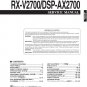 YAMAHA RX-V2700 DSP-AX2700 AUDIO VIDEO AV RECEIVER SERVICE REPAIR MANUAL