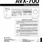 YAMAHA AVX-700 STEREO AMPLIFIER SERVICE REPAIR MANUAL