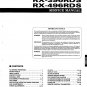 YAMAHA RX-396RDS STEREO RECEIVER SERVICE REPAIR MANUAL