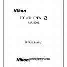 NIKON COOLPIX S2 DIGITAL CAMERA SERVICE REPAIR MANUAL