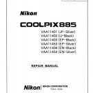 NIKON COOLPIX 885 DIGITAL CAMERA SERVICE REPAIR MANUAL