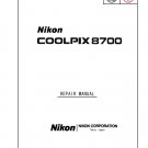 NIKON COOLPIX 8700 DIGITAL CAMERA SERVICE REPAIR MANUAL