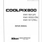 NIKON COOLPIX 800 DIGITAL CAMERA SERVICE REPAIR MANUAL