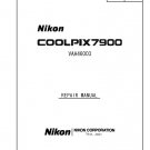 NIKON COOLPIX 7900 DIGITAL CAMERA SERVICE REPAIR MANUAL