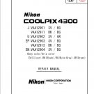 NIKON COOLPIX 4300 DIGITAL CAMERA SERVICE REPAIR MANUAL