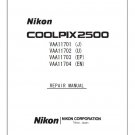 NIKON COOLPIX 2500 DIGITAL CAMERA SERVICE REPAIR MANUAL