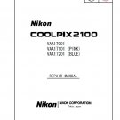 NIKON COOLPIX 2100 DIGITAL CAMERA SERVICE REPAIR MANUAL
