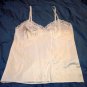 Deena White Camisole 36 Cami Adjustable Straps Nylon Style 2290 Large