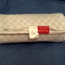 Amy Coe Target baby White/Blue Stripe Receiving Blanket 38" x 32" cotton Striped