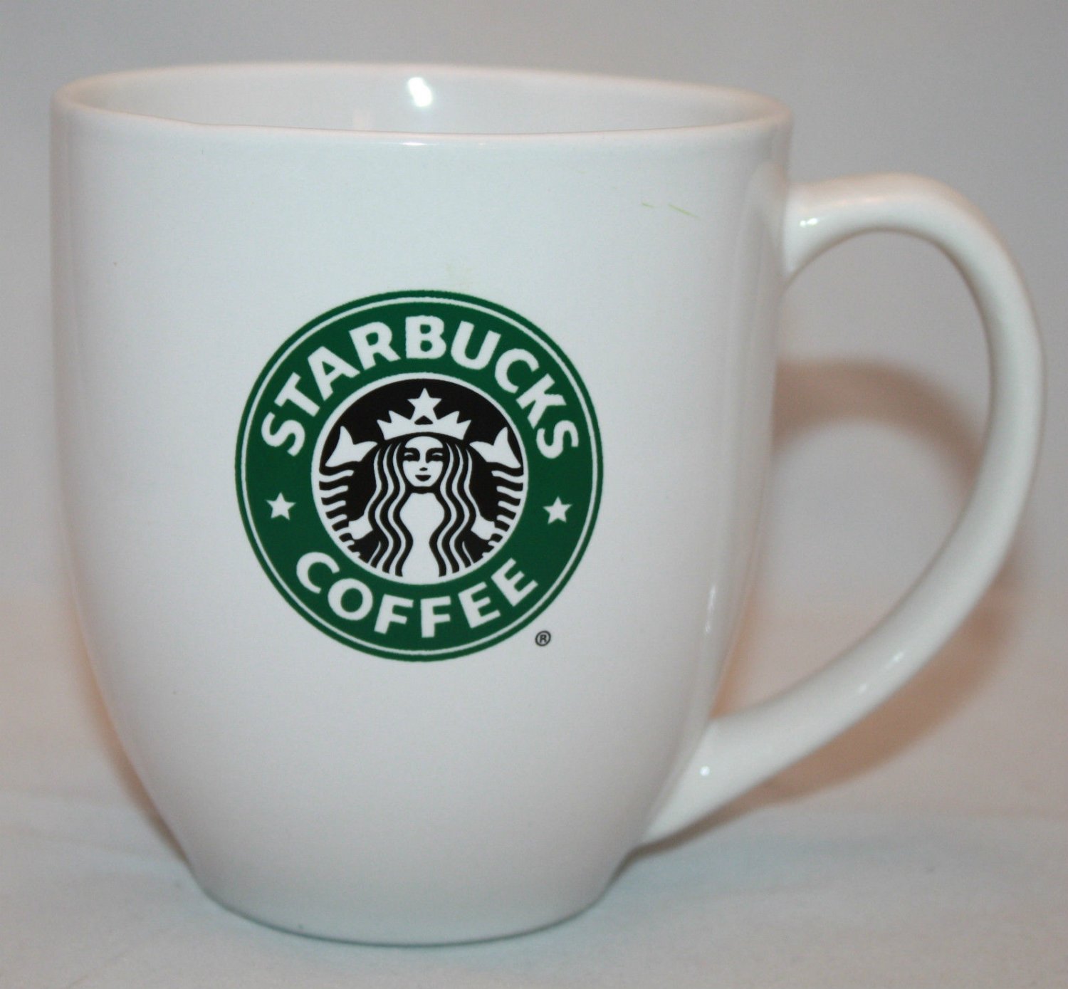 Starbucks Coffee Mug SIREN MERMAID LOGO 14 oz Tea Cup White Green Black ...