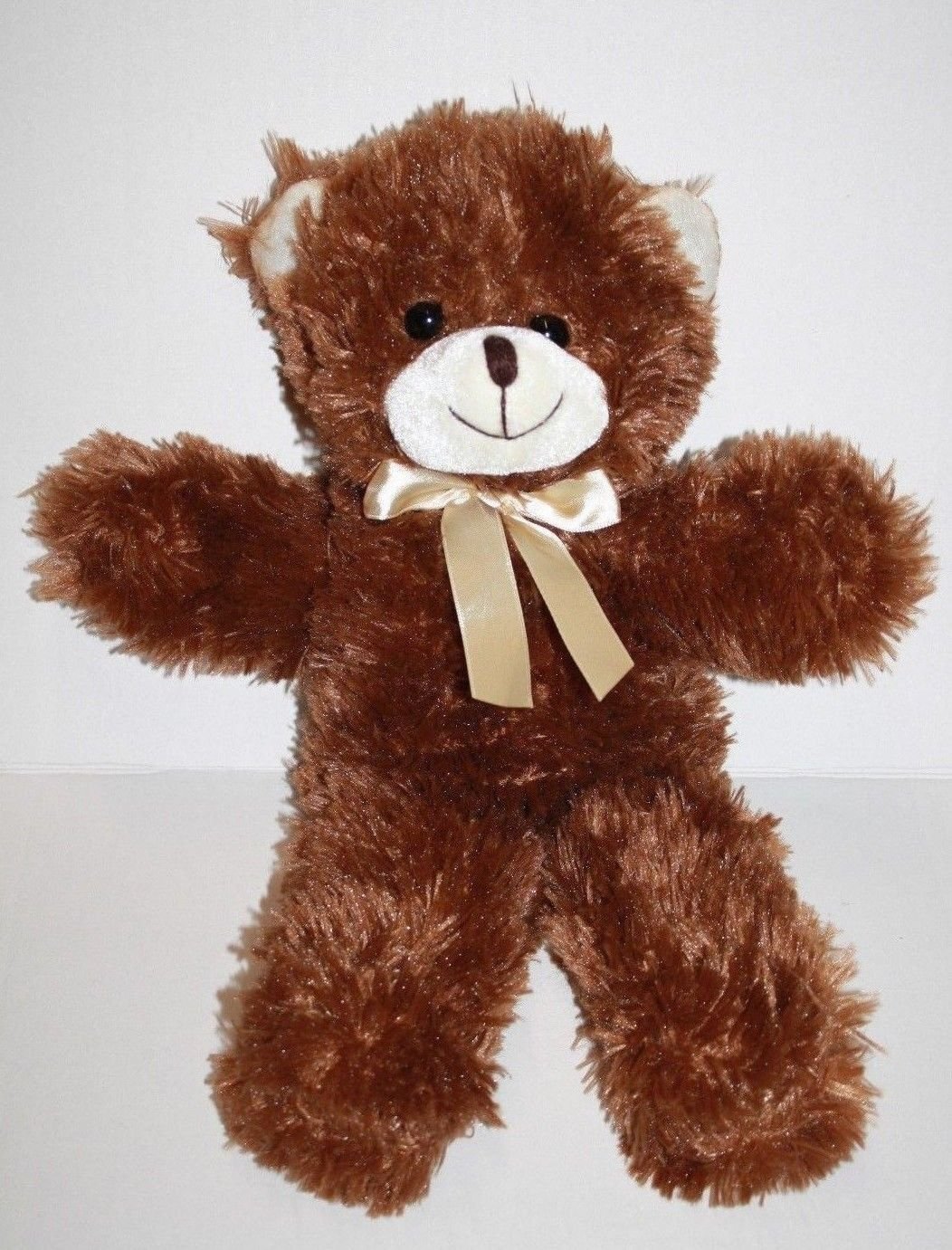 A Mart Dark Brown Plush TEDDY BEAR 16" LONG LEGS Stuffed Soft Toy