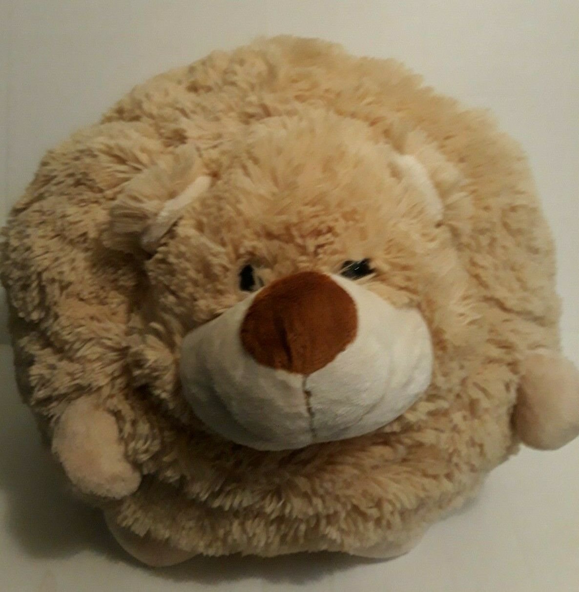 round bear plush