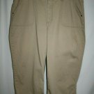 Riders Misses 16 M Beige Khaki Tan Capri Pants Short Cropped Cotton Flap Pocket Riders Misses 16 M Beige Khaki Tan Capri Pants Short Cropped Cotton Flap Pocket