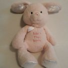Small Wonders Baby First Bunny Rabbit 10" Pink Plush 1st Soft Toy Stuffed Rattle