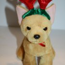 Golden Bear Co PUPPY DOG 7" Reindeer Chihuahua Christmas Plush Soft Stuffed Toy