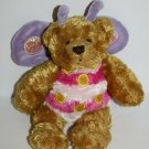 Plushland Butterfly TEDDY BEAR 8" Pink Purple Wings Plush Soft Toy Stuffed 2006