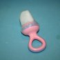 Nuby Nibbler Feeding First Solid Foods Mesh with Travel Cover Pink Girls 10 Mos+