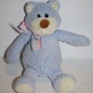 Commonwealth Teddy Bear Rattle 10" Blue Quilted Plush Plaid Bow Stuffed Soft Toy Commonwealth Teddy Bear Rattle 10" Blue Quilted Plush Plaid Bow Stuffed Soft Toy