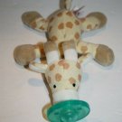 GIRAFFE 8" Pacifier Baby Soother Infant Plush Soft Toy Lovey Stuffed Animal