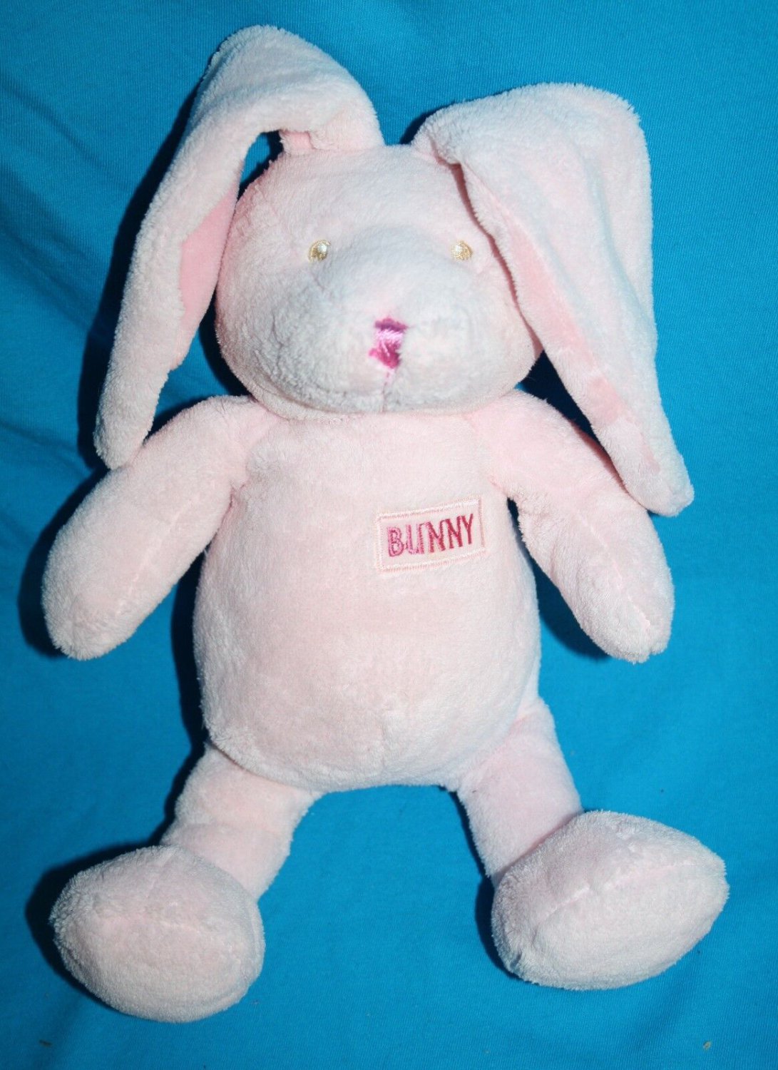 Kmart Pink Easter Bunny Rabbit 11" Chenille Long Floppy Ears Soft Toy