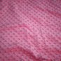 Carseat Canopy Kendra Pink Minky Raised Dot Plush Soft Cotton Blue Daisy Pattern