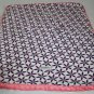 Carseat Canopy Kendra Pink Minky Raised Dot Plush Soft Cotton Blue Daisy Pattern
