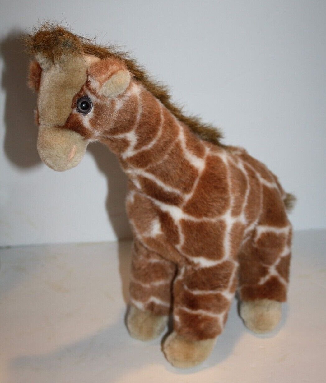 A&A Plush Giraffe 16" Standing Realistic Stuffed Zoo Safari Animal Soft ...